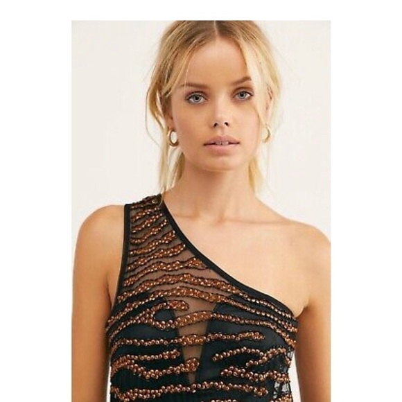 Free People NWT Head Turner One Shoulder Top XS - Picture 3 of 10
